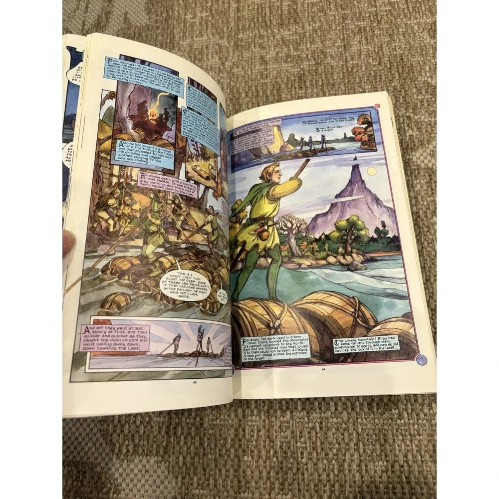 J.R.R. Tolkien The Hobbit Graphic Novel 1990 Eclipse Books